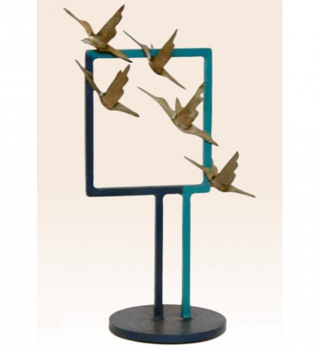 פסל ציפורים עפות - ראובן גפני - Reuven Gafni