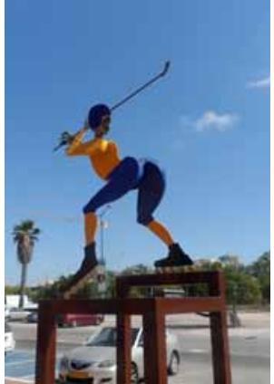 פסל חוץ שחקן הוקי - ראובן גפני - Reuven Gafni