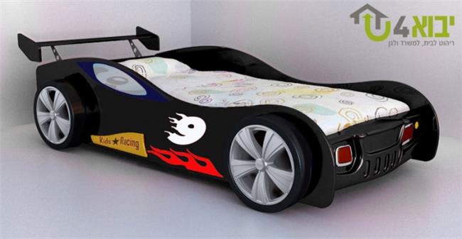 מיטה שחורה בעיצוב רכב - יבוא 4 יו