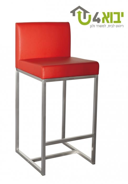 כיסא בר אדום מנירוסטה - יבוא 4 יו
