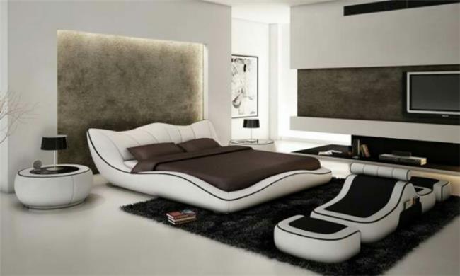 מיטה זוגית מעוצבת דגם קורל - יבוא 4 יו