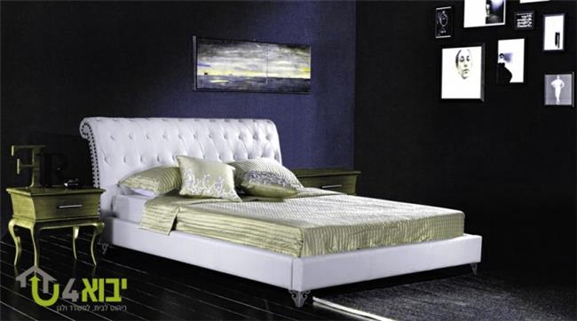 מיטה זוגית מעוצבת דגם ליזה - יבוא 4 יו