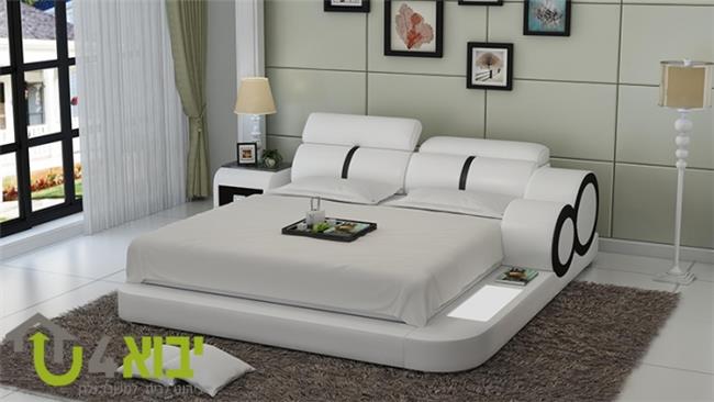 מיטה זוגית מעוצבת דגם אולטרה - יבוא 4 יו