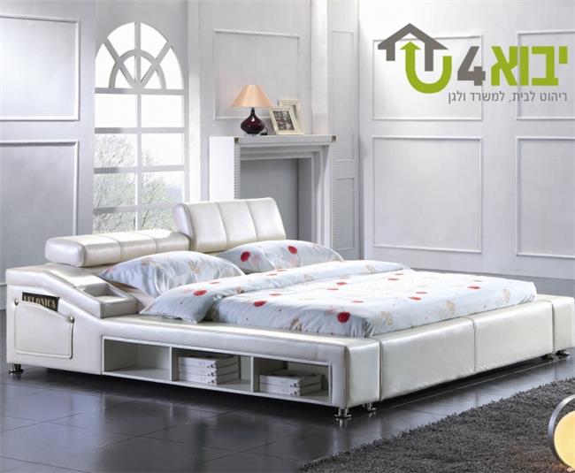 מיטה זוגית מעוצבת דגם קומפורט נייט - יבוא 4 יו