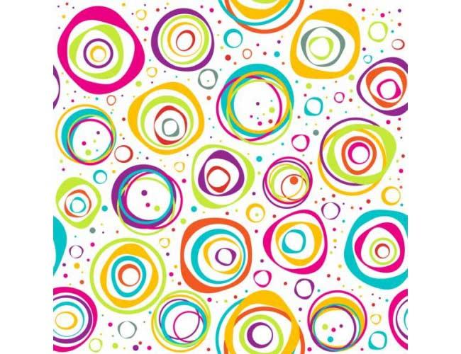 טפט עיגולים צבעוניים - FINKI