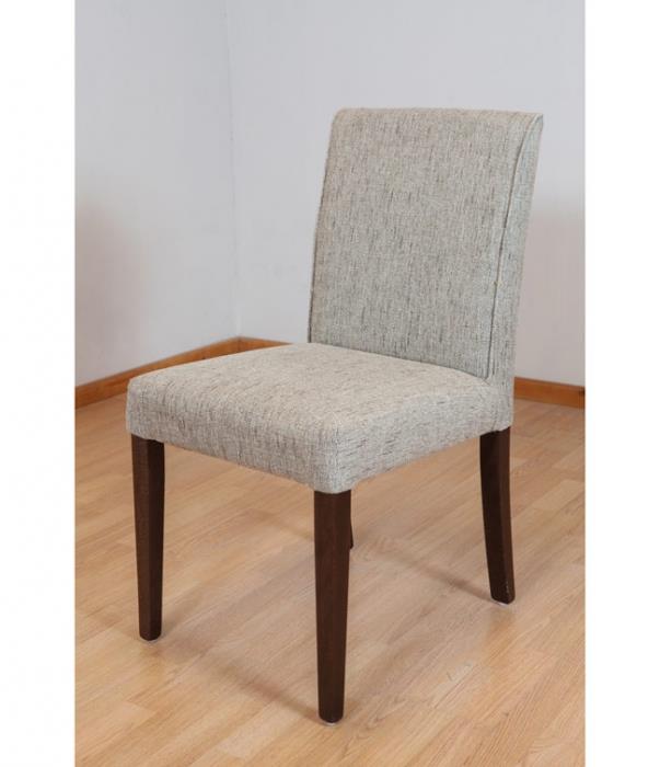 כסא אפור מרופד - עמירם עיצוב