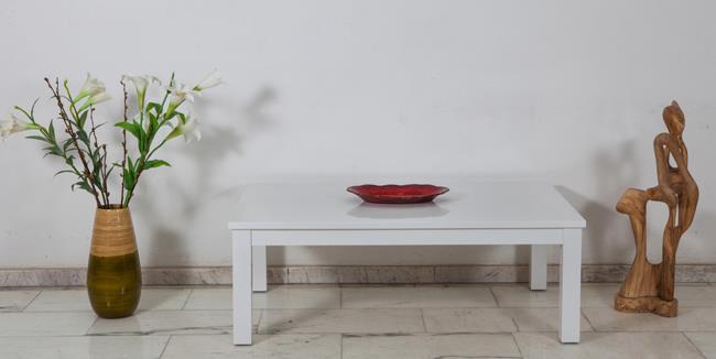 שולחן סלון לבן - עמירם עיצוב