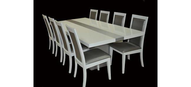 שולחן לבן אפוקסי - עמירם עיצוב
