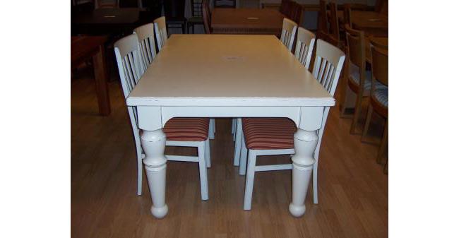 שולחן לבן פרובאנס - עמירם עיצוב