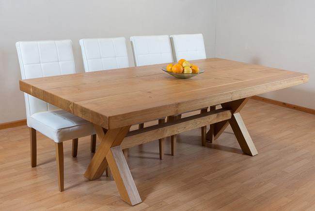 שולחן נזירים עץ אלון - עמירם עיצוב