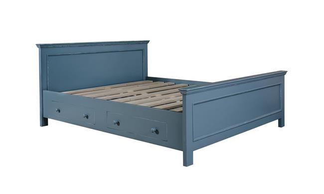 מיטה זוגית כחולה - פנטהאוז BASIC
