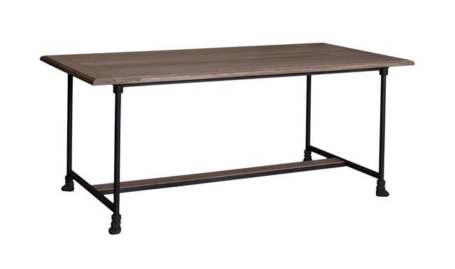 שולחן עם פלטת עץ - פנטהאוז BASIC