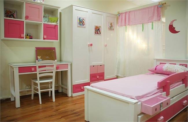 חדר ילדים קומפלט ורוד - מיקול רהיטים