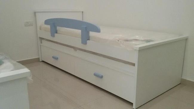 מיטת ילדים נפתחת לבנה - מיקול רהיטים