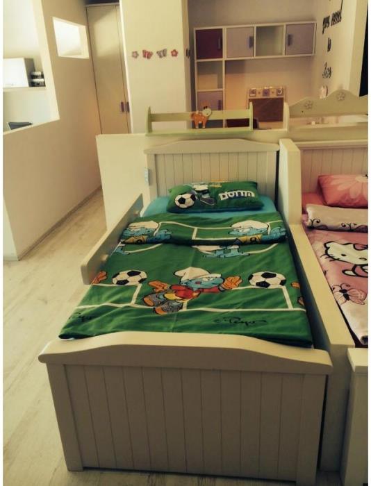 מיטת ילדים קווים אנכיים - מיקול רהיטים