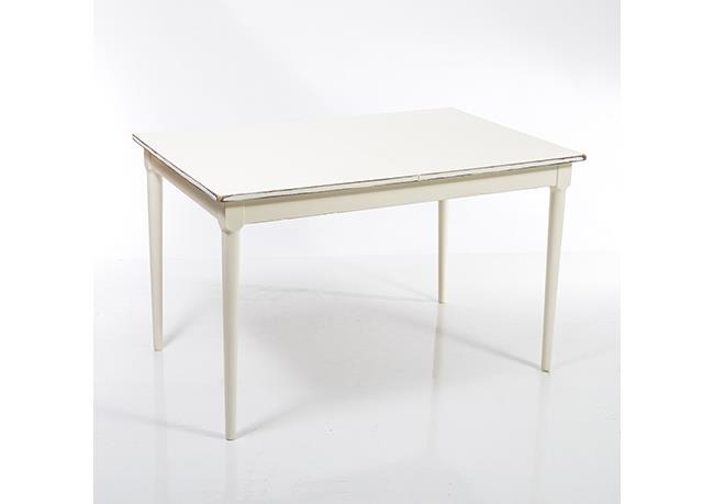 שולחן וינטאג' לבן - one piece