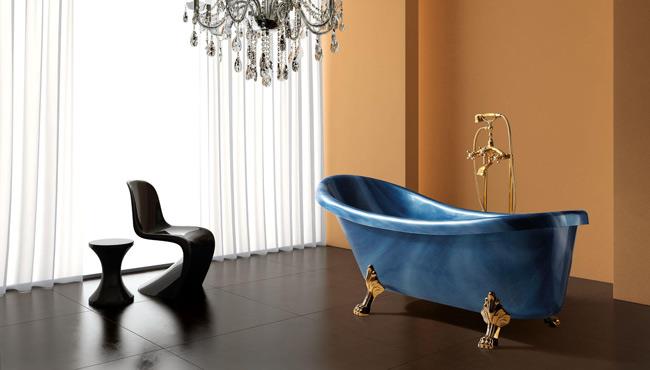 אמבטיה עומדת כחולה - Eligent - מערכות ספא