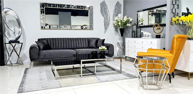 ספה דגם גרניה בצבע אפור עכבר - רקפת ספיר-רשת חנויות לעיצוב הבית