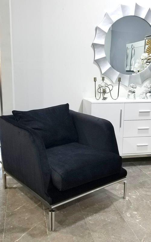 כורסא דגם פבלו שחור - רקפת ספיר-רשת חנויות לעיצוב הבית