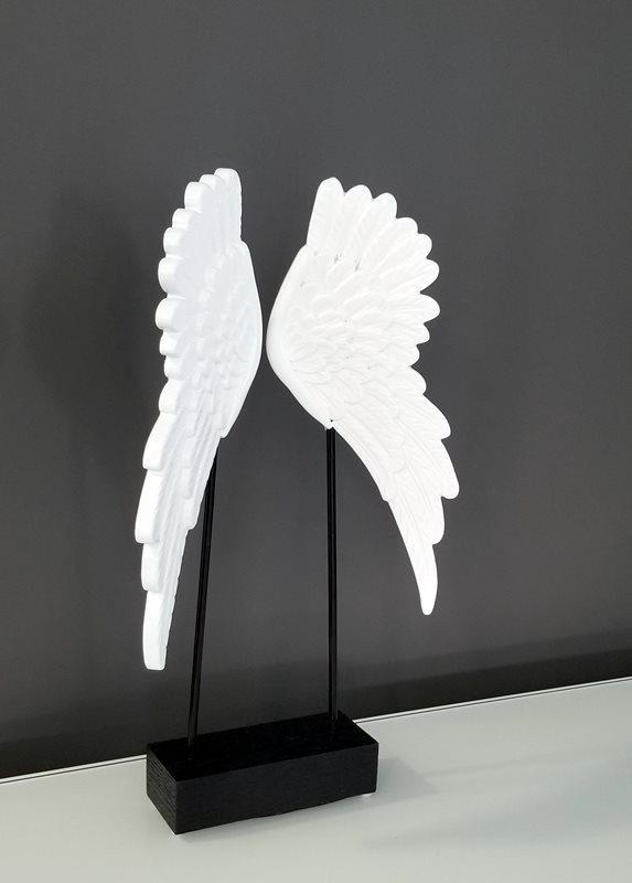 פסל כנפי מלאך בצבע לבן - רקפת ספיר-רשת חנויות לעיצוב הבית