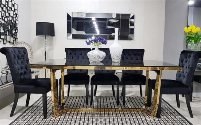 שולחן פינת אוכל בראד זהב - רקפת ספיר-רשת חנויות לעיצוב הבית