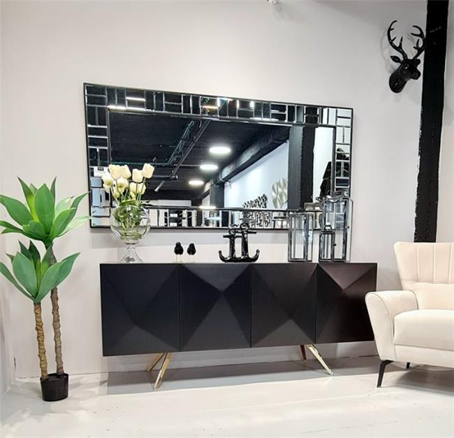 מזנון דגם פריזמה שחור - רקפת ספיר-רשת חנויות לעיצוב הבית