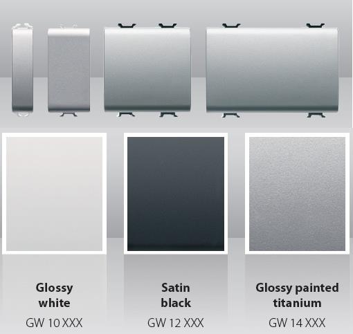 מסגרת FLAT זכוכית לבנה - GEWISS