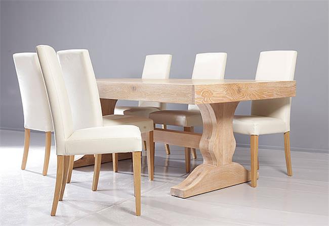 שולחן אוכל מעץ אלון - אפריל תעשיות רהיטים