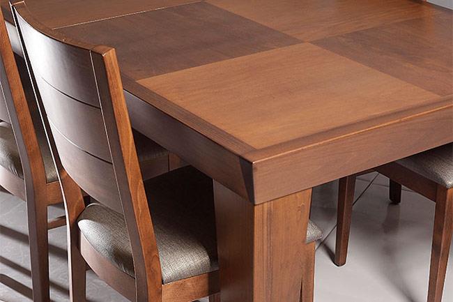 שולחן אוכל מעץ מייפל - אפריל תעשיות רהיטים