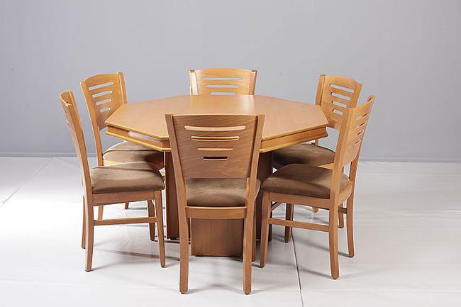 שולחן אוכל מתומן - אפריל תעשיות רהיטים