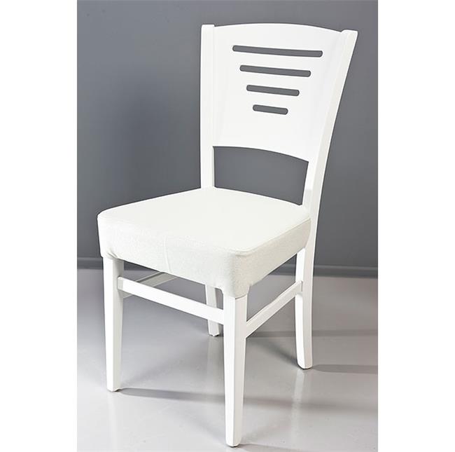 כסא פינת אוכל לבן - אפריל תעשיות רהיטים