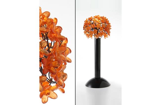 מנורת שולחן זר פרחים - אלומה - עיצוב ותכנון תאורה