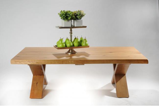 שולחן סלון אלון מבוקע - איפאה