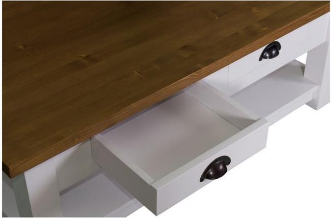 שולחן סלון 2 מגירות - איפאה
