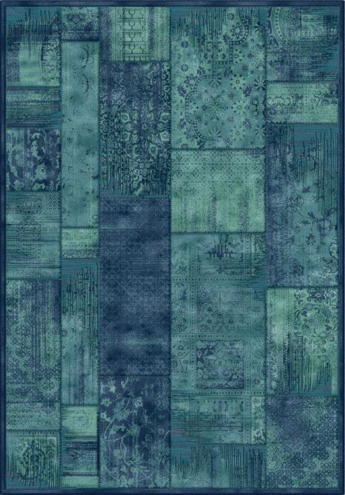 שטיח אספהן בגווני כחול - ראגס שטיחים