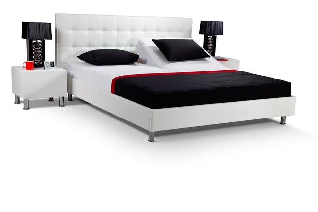 מיטה לבנה בעיצוב נקי - Aeroflex - אירופלקס