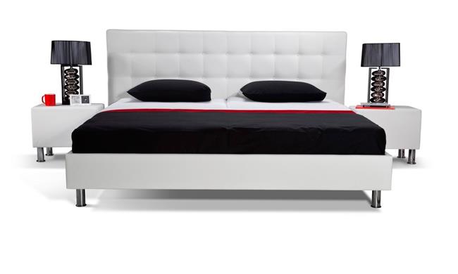 מיטה לבנה בעיצוב נקי - Aeroflex - אירופלקס