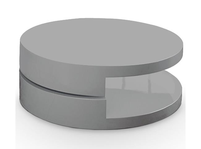 שולחן סלון עגול אפור - MENZZO - ריהוט מודולרי