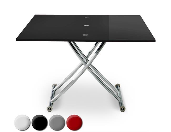 שולחן סלון נפתח שחור - MENZZO - ריהוט מודולרי