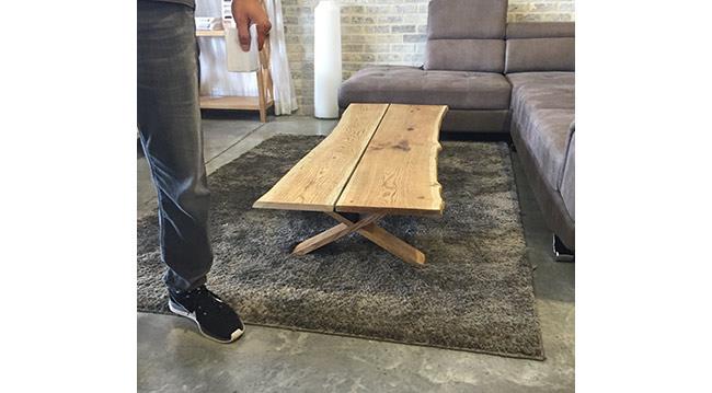 שולחן עץ לסלון - רגב רהיטים