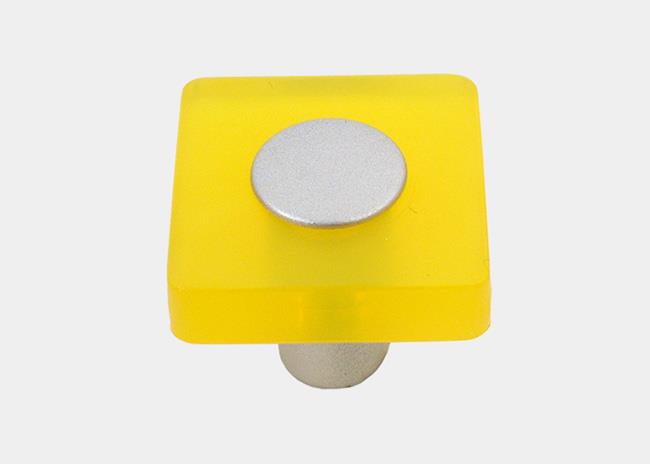 כפתור מרובע צהוב - א.ר. שיווק