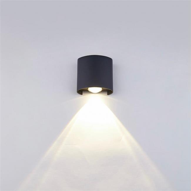 מנורת קיר דגם מיכל 3w דאון - אופק תאורה חוץ ופנים