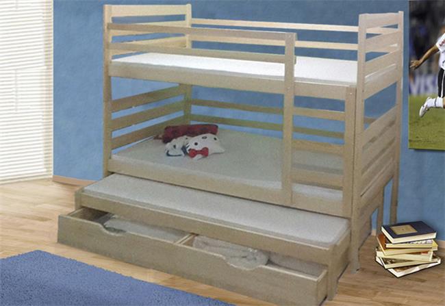 מיטת ילדים 3 קומות - עמנואל רהיטי המזרח