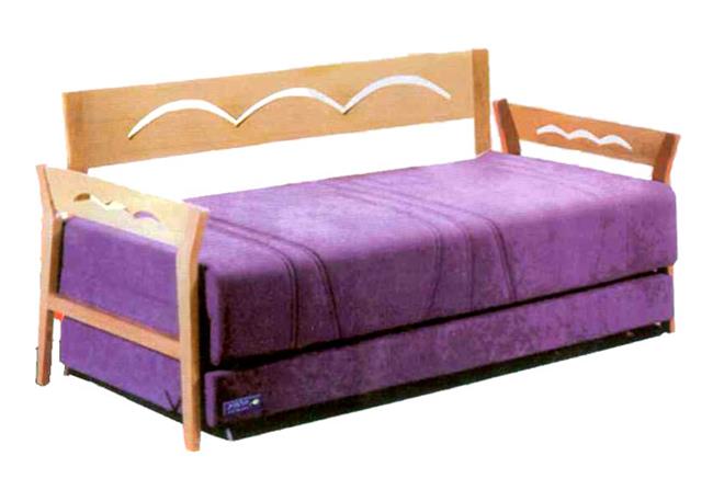מיטת על קל סגולה - עמנואל רהיטי המזרח