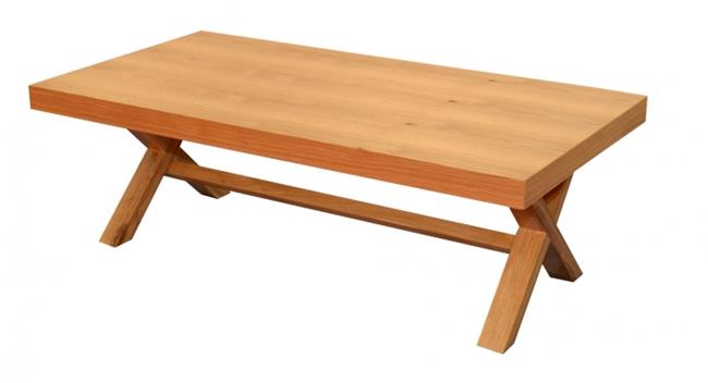 שולחן סלון רגל X - עמנואל רהיטי המזרח