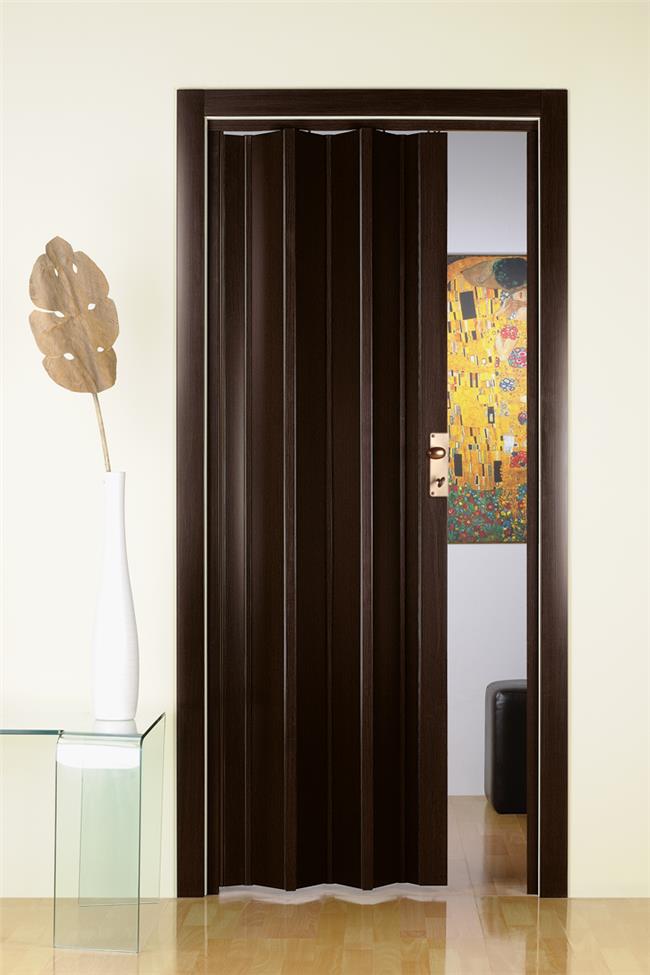 דלת אקורדיון בגווני עץ מודפסים - דלתות מזור