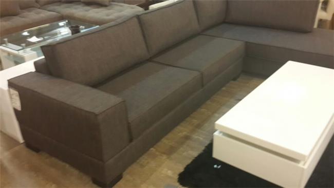 ספה פינתית אפור חום - רהיטי חנות המפעל