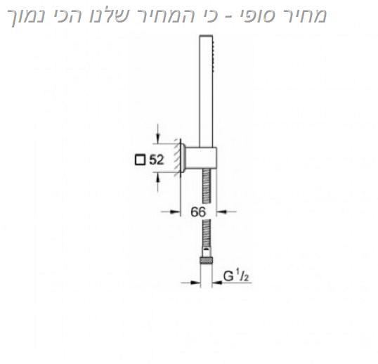 ראש מקלחת 27889000 - קונקס קרמיקה בע"מ