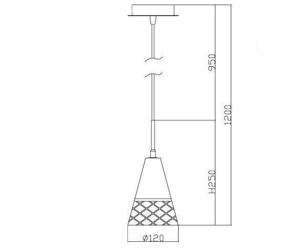 מנורת תלייה דגם 56917 - טכנולייט