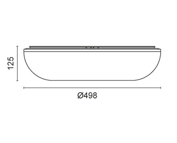 צמוד תקרה אפל R50 - טכנולייט